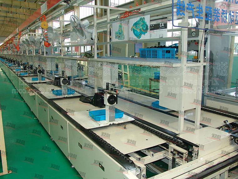 Transmission box assembly line