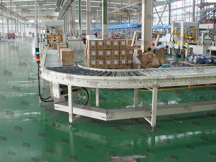 Motor packaging conveyor line