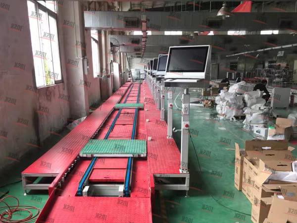 Electric control cabinet assembly line