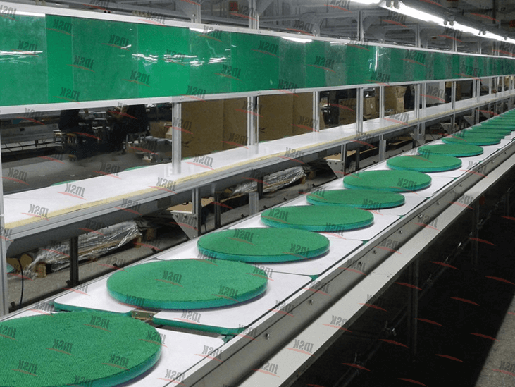 Computer display production line